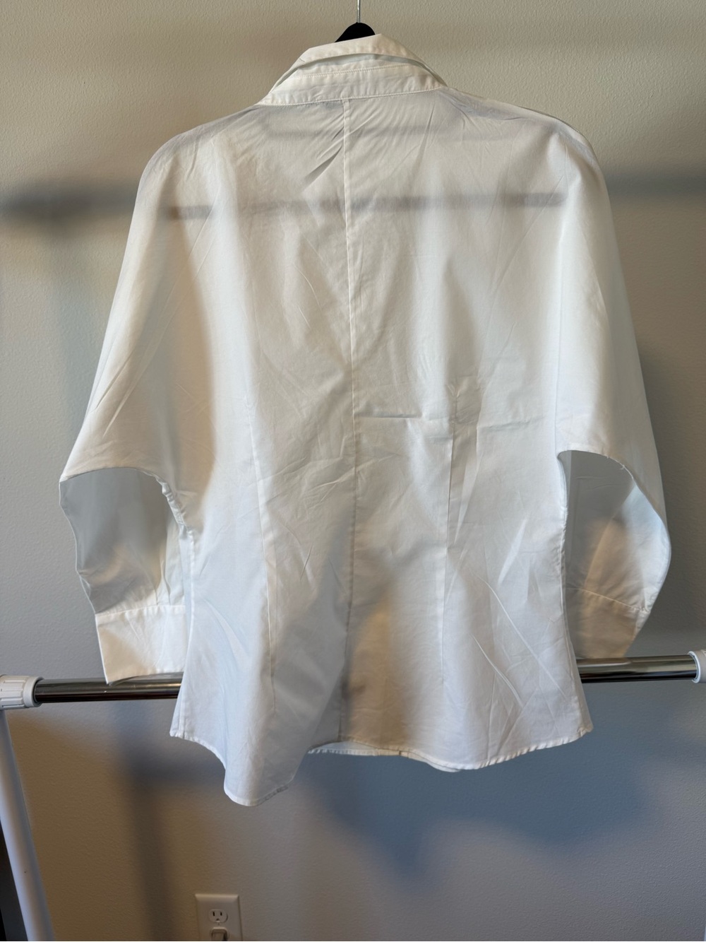 Cache White Button-Front Tailored Women's Shirt - Picture 5 of 7